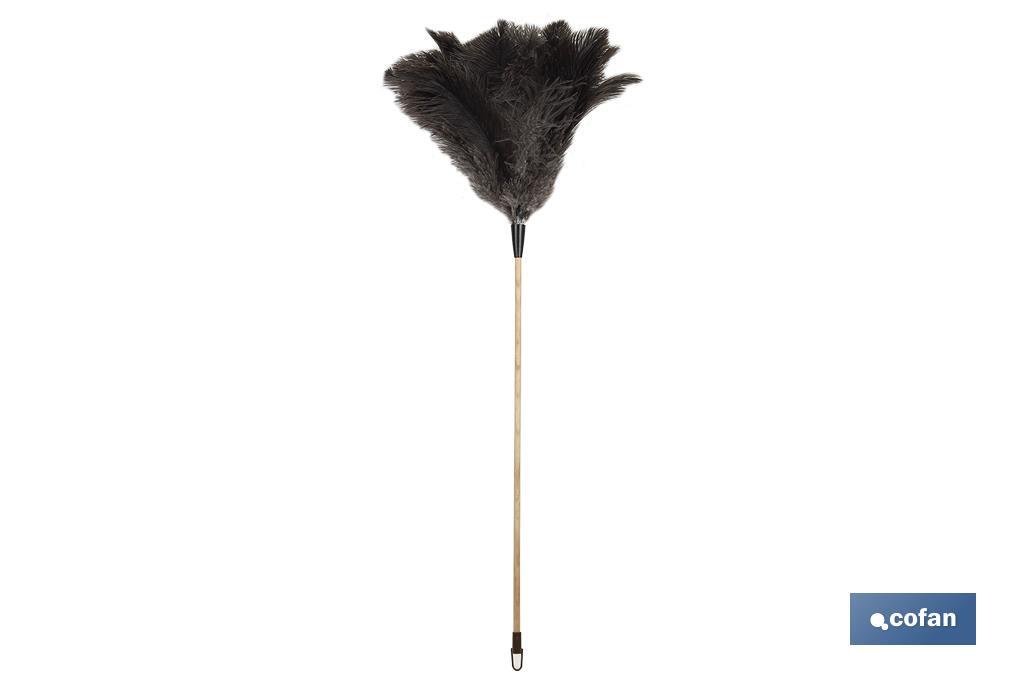 Ostrich Feather Duster & Wooden Handle - Cofan