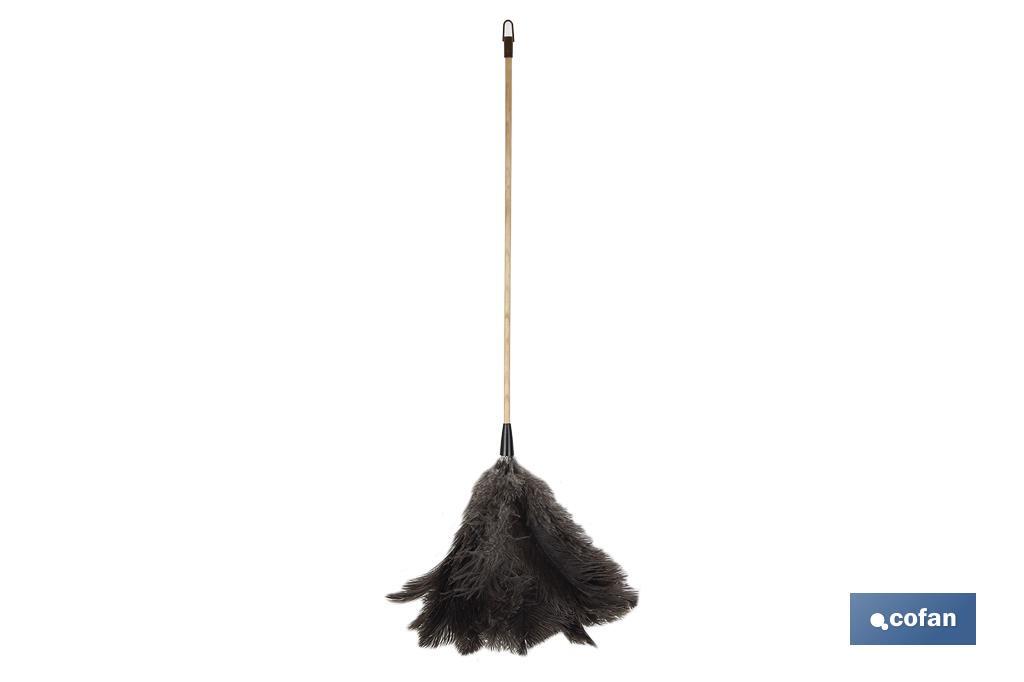 Ostrich Feather Duster & Wooden Handle - Cofan