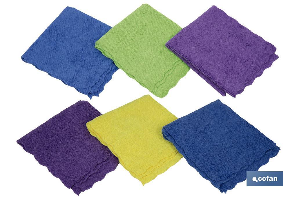 Pack of 3 microfibre cloths - Cofan