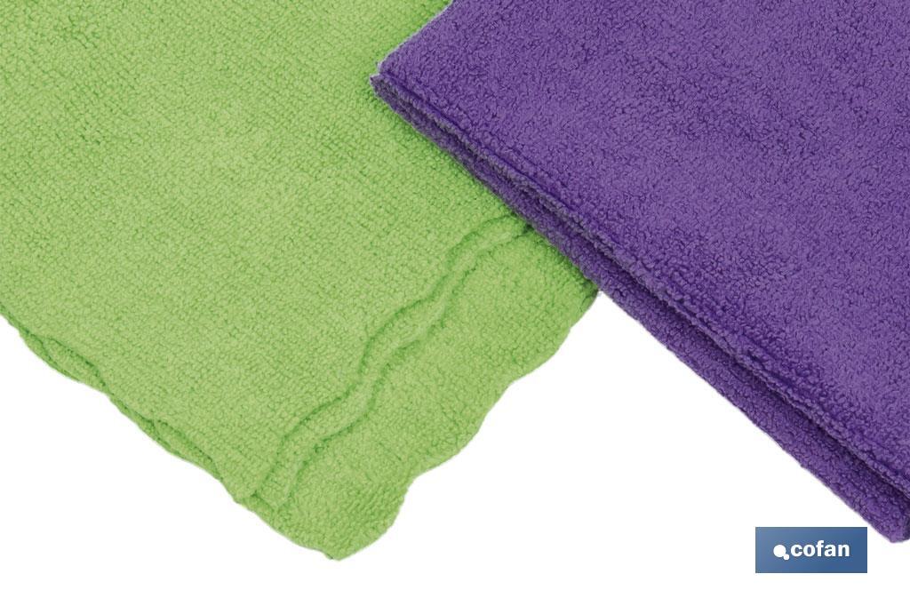 Pack of 3 microfibre cloths - Cofan