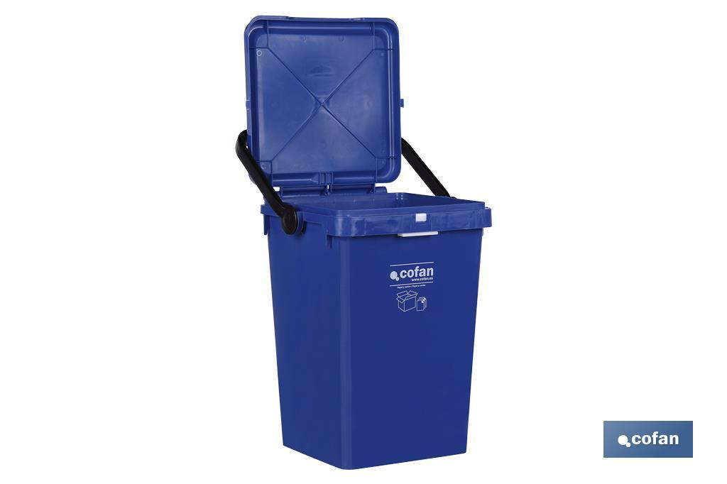 Blue Rubbish Bin for Paper & Cardboard - Cofan