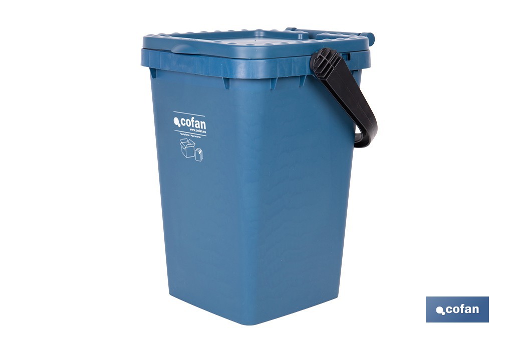 Blue Rubbish Bin for Paper & Cardboard - Cofan
