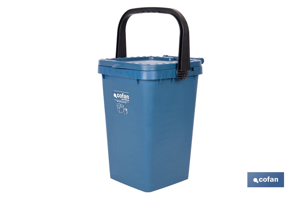 Blue Rubbish Bin for Paper & Cardboard - Cofan