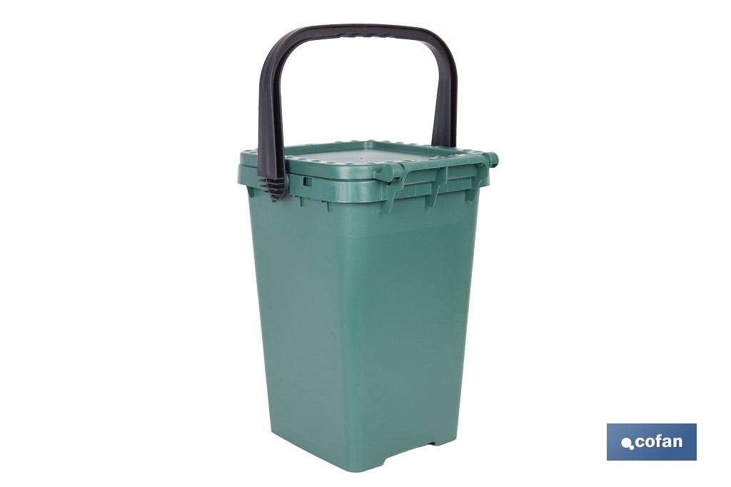 Green Rubbish Bin for Glass - Cofan