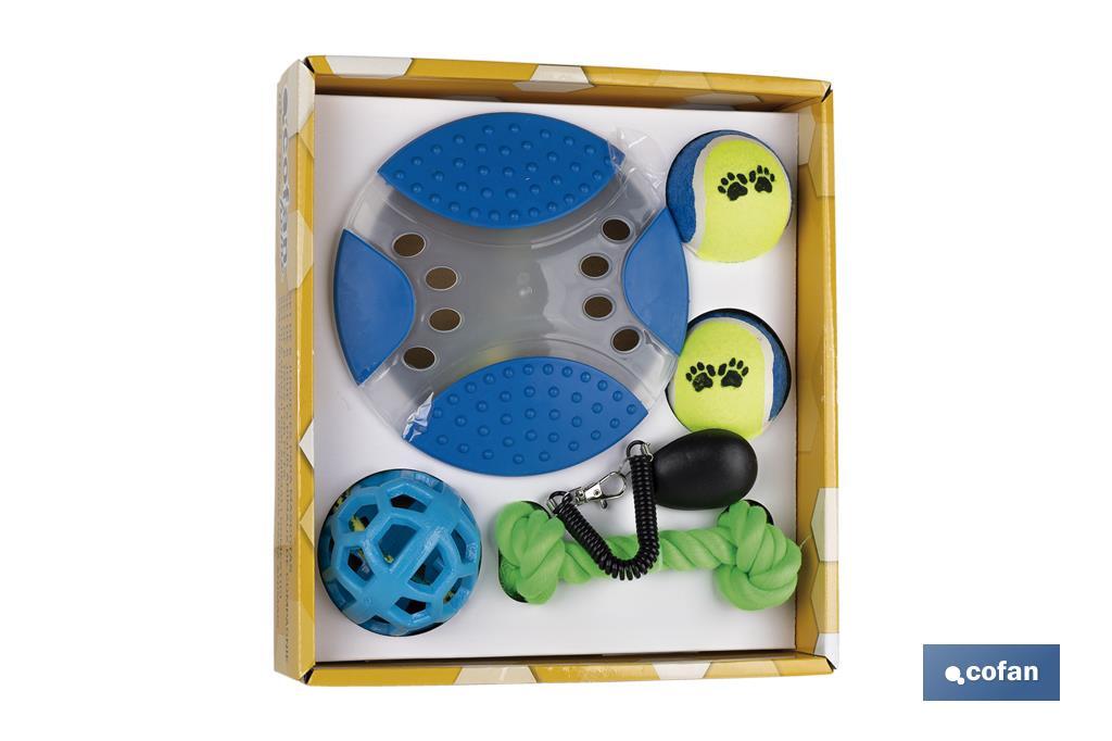 Set de Jouets para Animaux de compagnie | 6 Jouets | Matériaux NON toxiques - Cofan