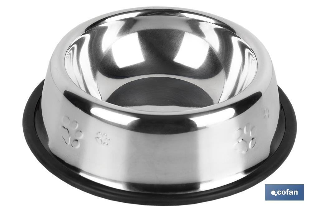 Food and water bowl for pets | Stainless steel | Available in several sizes - Cofan