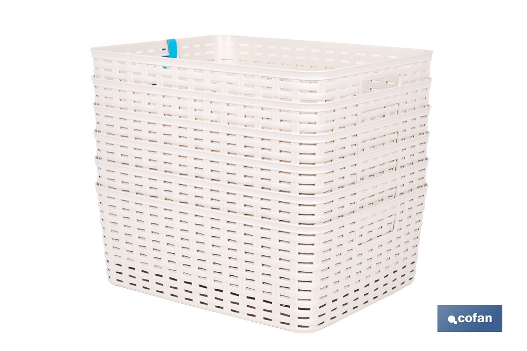 Panier Multi-usages | Capacité 12 L | Panier de Rangement | Panier Organisateur - Cofan