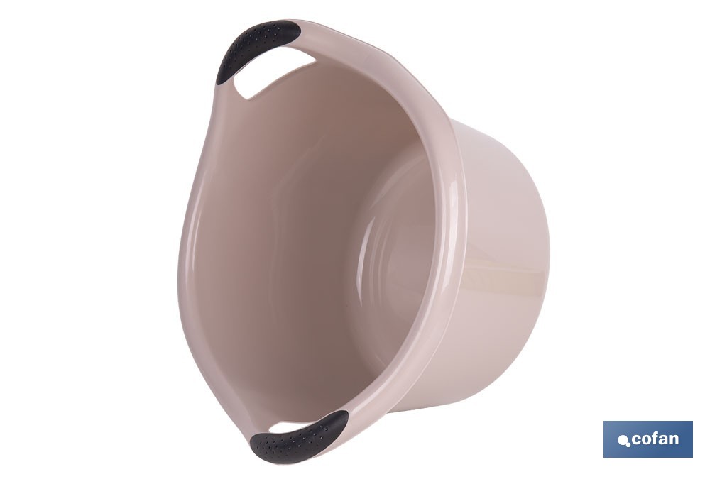 TATAY Bassine Ronde 3 Litres Sans BPA – Bec Verseur, Trou De Suspension, Dimensions 28,3 X 12,3 X 28,5 Cm – Fabriqué En Espagne