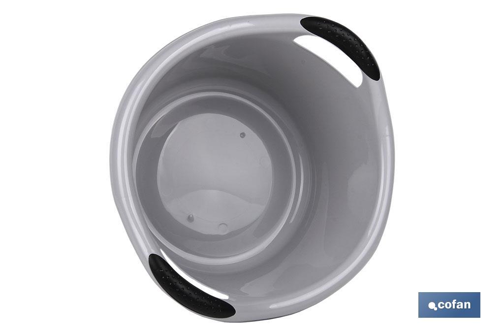 Round washing-up bowl | With handles | 15l Capacity | Multi-purpose and versatile - Cofan