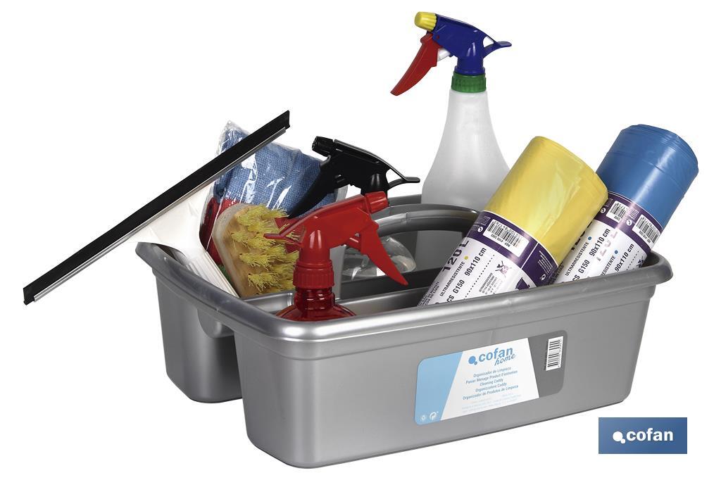 Organizador de limpieza | Solución perfecta para organizar los productos de limpieza | Accesorio de limpieza - Cofan