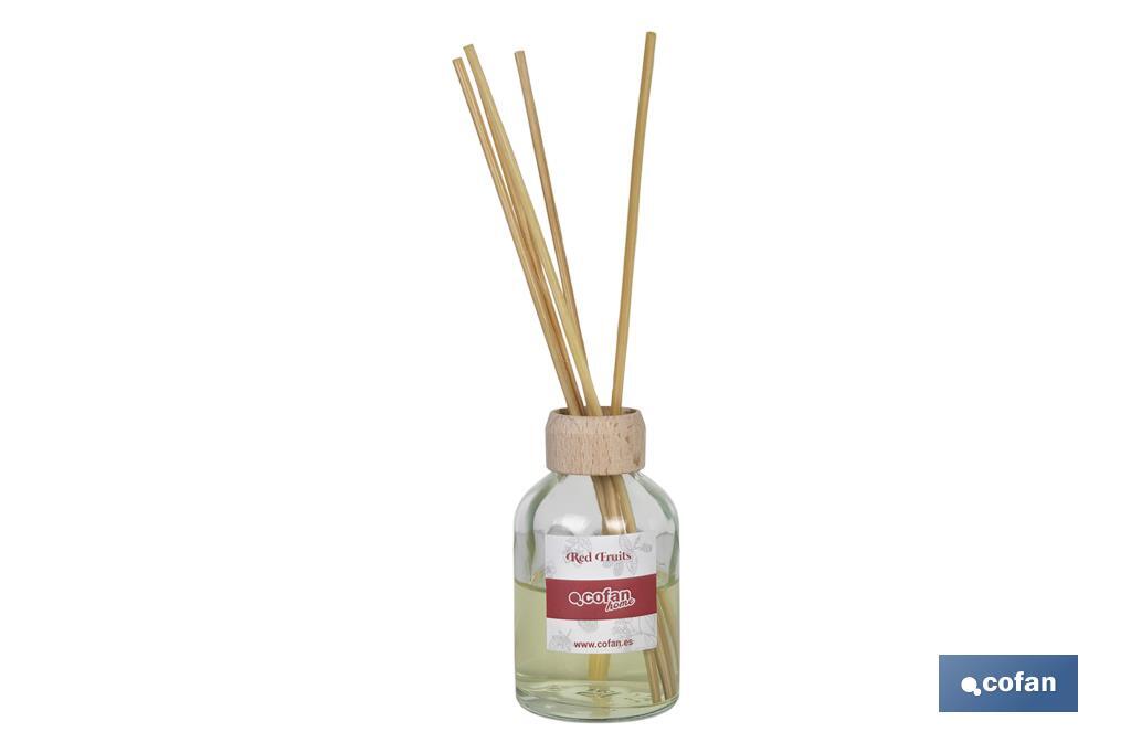 Reed diffuser | Aroma of red fruits | Rattan scent sticks - Cofan