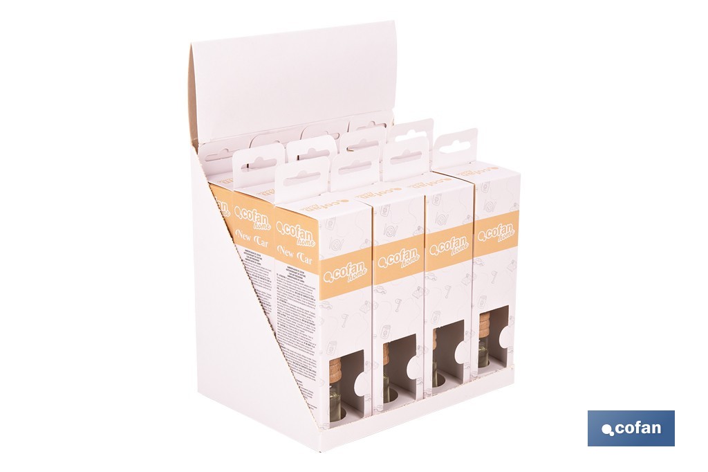 Ambientador de carro | Rolha de madeira | Aroma de new car - Cofan