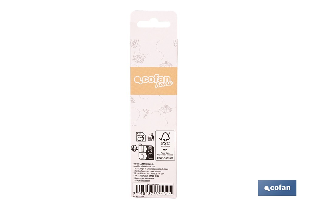 Ambientador de carro | Rolha de madeira | Aroma de new car - Cofan