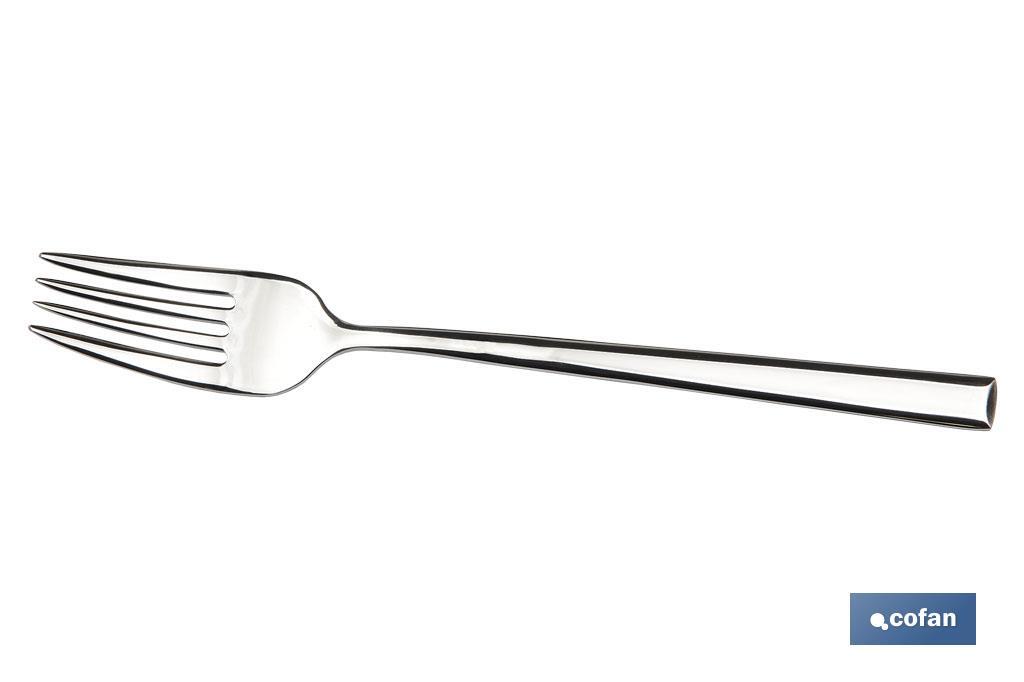 Table fork | Bari Model | 18/10 Stainless steel | Available in pack or blister - Cofan