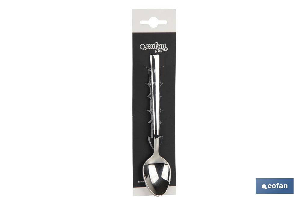 Coffee spoon | Bari Model | 18/10 Stainless steel | Available in pack or blister - Cofan