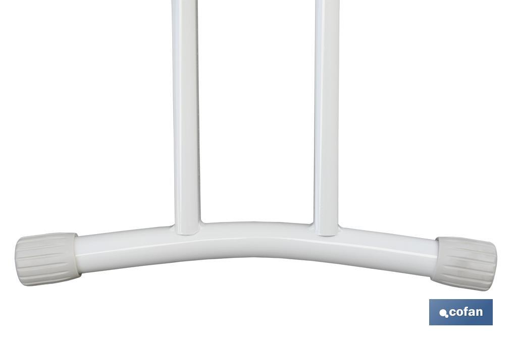 Table à Repasser Tivoli | Dimensions : 125 x 41 cm | Couleur : Noire - Cofan