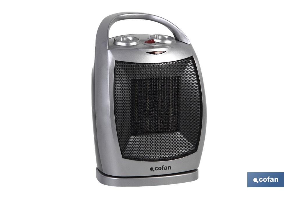 Termo ventilador Eléctrico | Modelo Finlandia | Doble Función de Calor 750 - 1500 W | Calefactor Cerámico PTC - Cofan