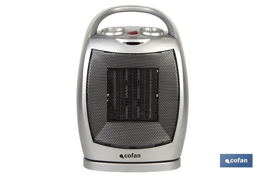 Termo ventilador Eléctrico | Modelo Finlandia | Doble Función de Calor 750 - 1500 W | Calefactor Cerámico PTC - Cofan