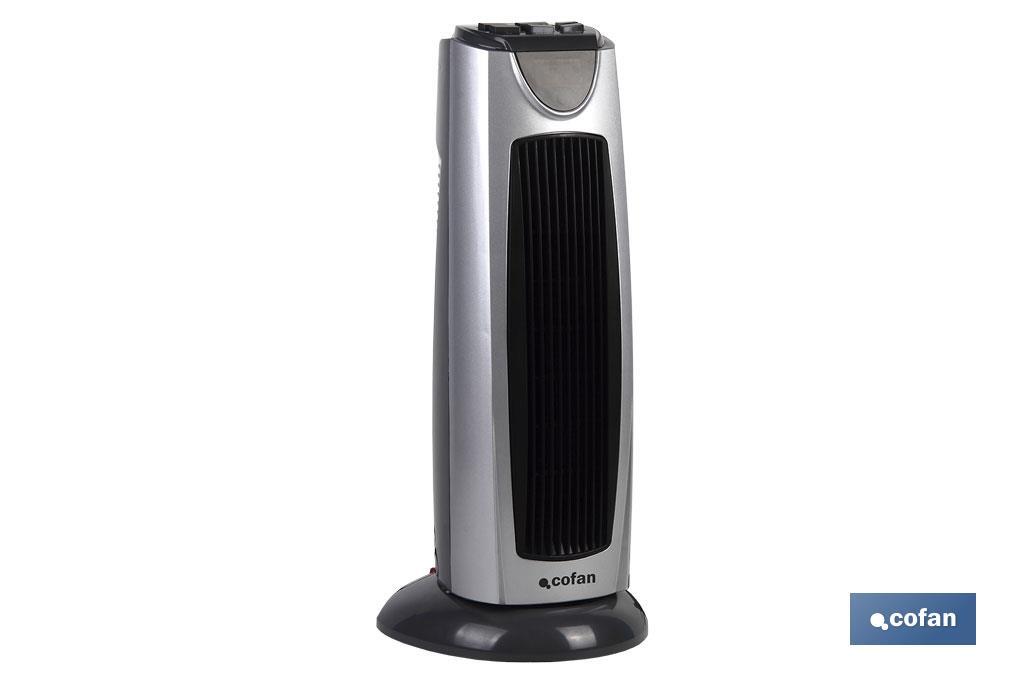 Termo ventilador Eléctrico | Modelo Varsovia | Doble Función de Calor 1000 - 2000 W | Calefactor Cerámico PTC - Cofan