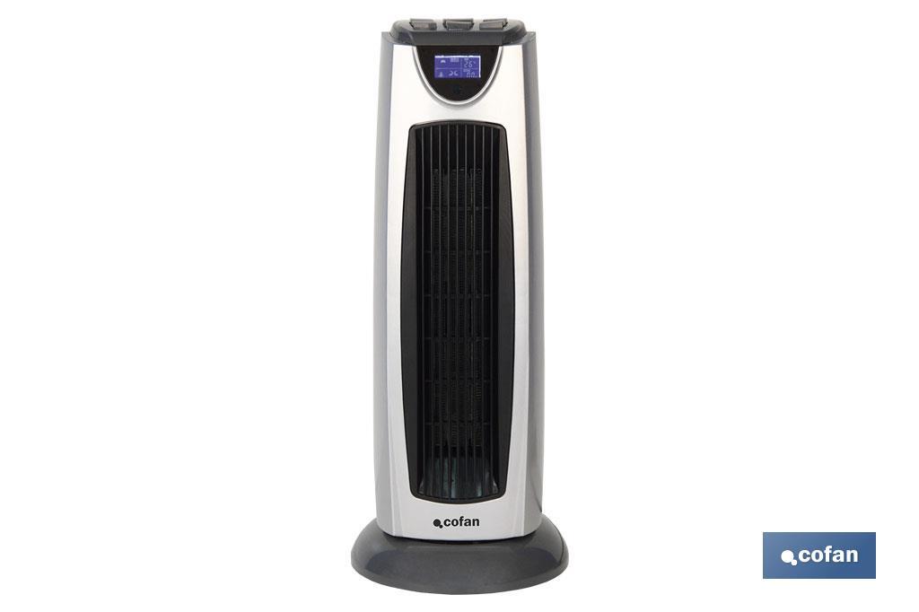 Termo ventilador Eléctrico | Modelo Varsovia | Doble Función de Calor 1000 - 2000 W | Calefactor Cerámico PTC - Cofan