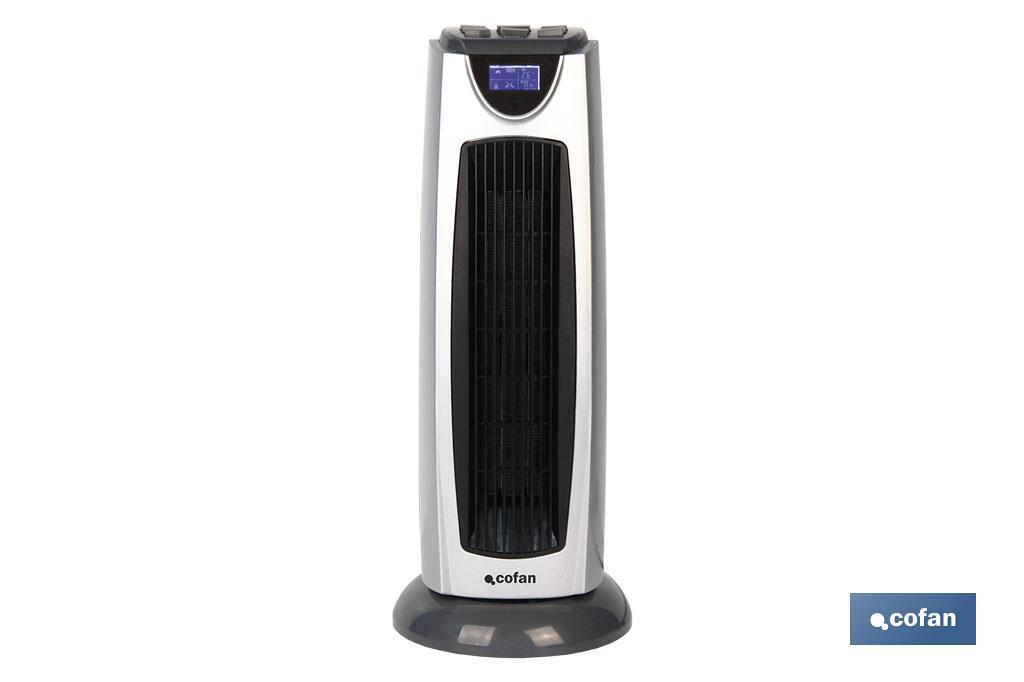Termo ventilador Eléctrico | Modelo Varsovia | Doble Función de Calor 1000 - 2000 W | Calefactor Cerámico PTC - Cofan