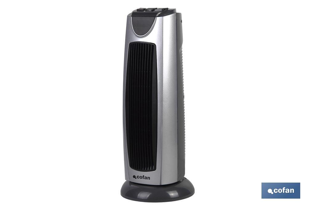 Termo ventilador Eléctrico | Modelo Varsovia | Doble Función de Calor 1000 - 2000 W | Calefactor Cerámico PTC - Cofan