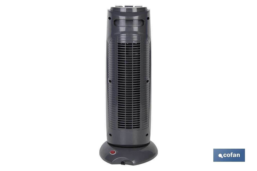 Electric Fan Heater, Varsovia Model | Two Heat Settings: 1,000-2,000W | Adjustable Thermostat - Cofan