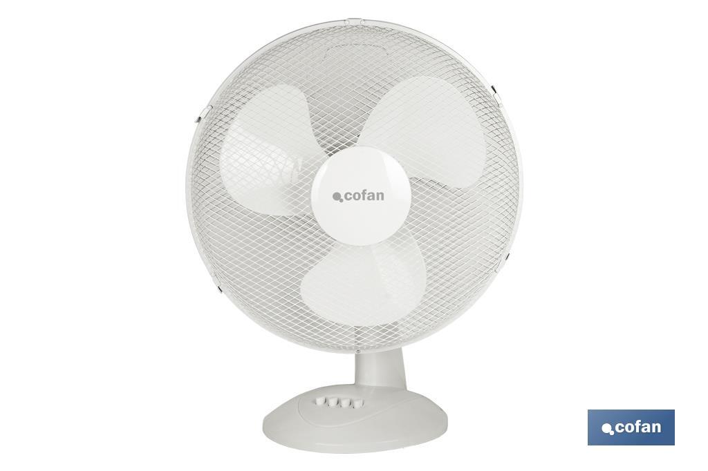 Ventilador Blanco Modelo Solano de 3 velocidades - Cofan