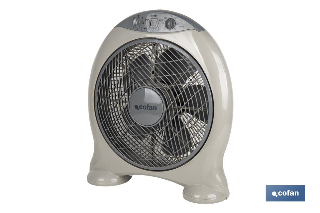 Box Fan with Timer, Cierzo Model - Cofan