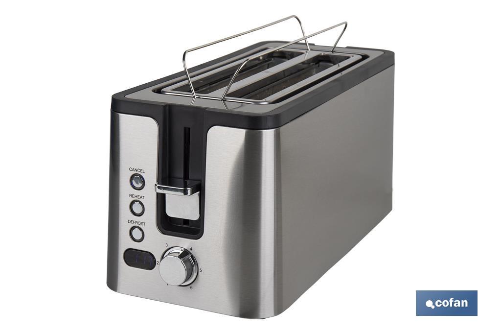 Toaster with two slots, Pasiego Model - Cofan