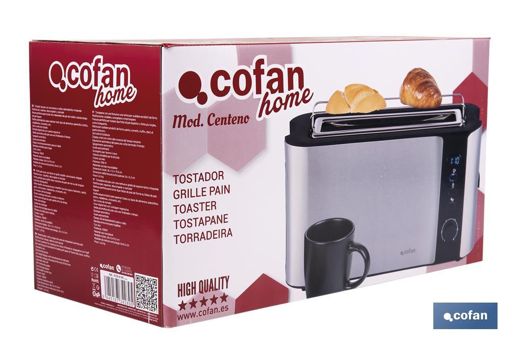 Torradeira de uma Ranhura Modelo Centeno - Cofan