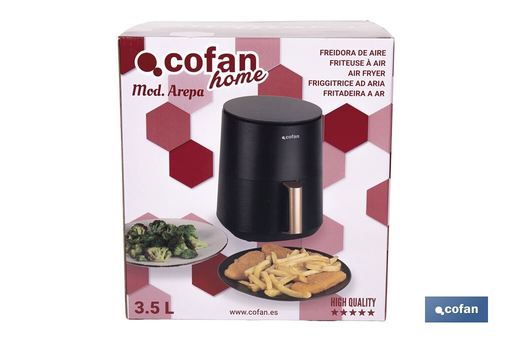 Air fryer | 3.5-litre capacity - Cofan