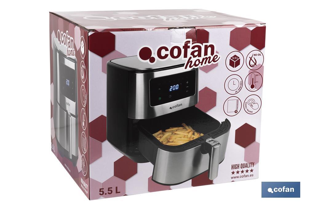 Air fryer | 5.5-litre capacity - Cofan