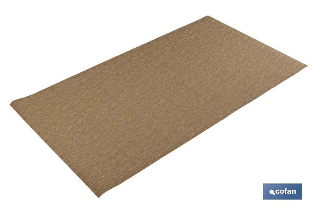 Alfombra antideslizante para hogar en color beige - Cofan
