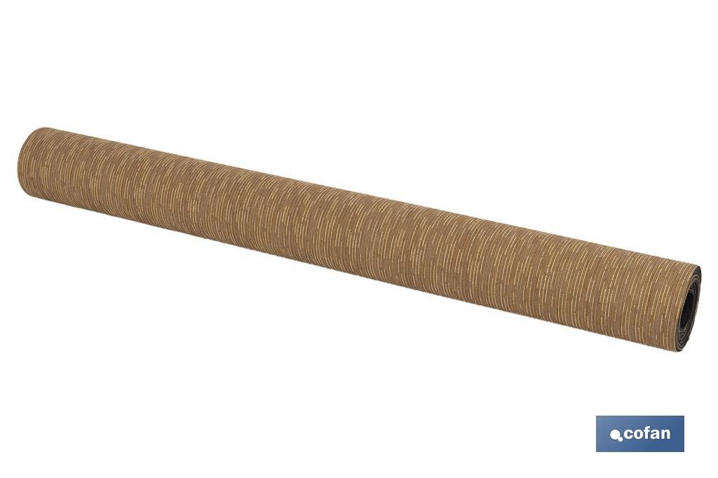 Alfombra antideslizante para hogar en color beige - Cofan