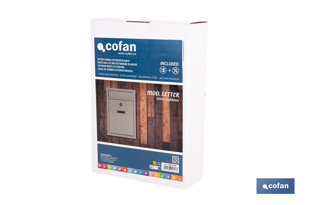 CAIXA DE CORREIO EXTERIOR MOD. LETTER  - Cofan