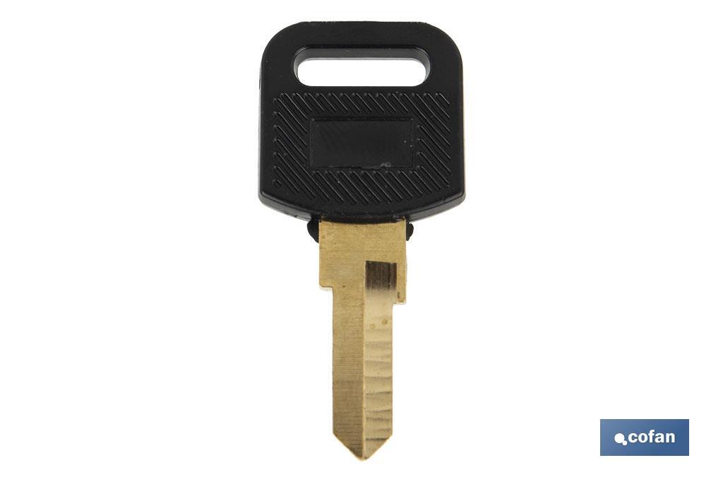 Llave en bruto adecuada para los buzones Cofan - Cofan