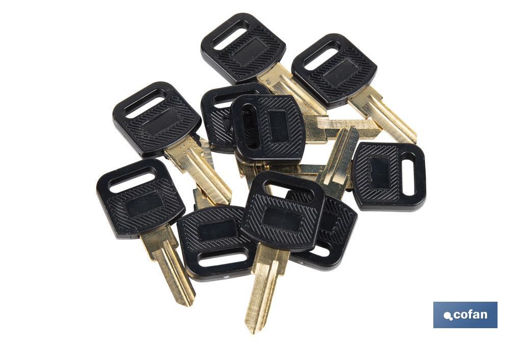 Llave en bruto adecuada para los buzones Cofan - Cofan