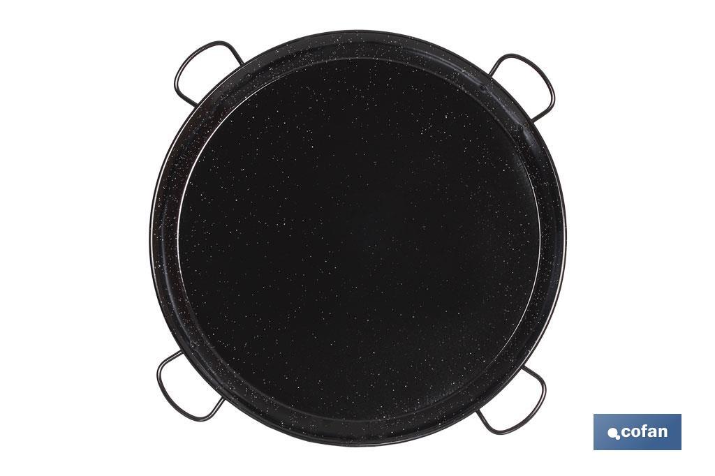 Enamelled steel paella pan | Traditional design | Paella Pan with 4 Handles
 - Cofan