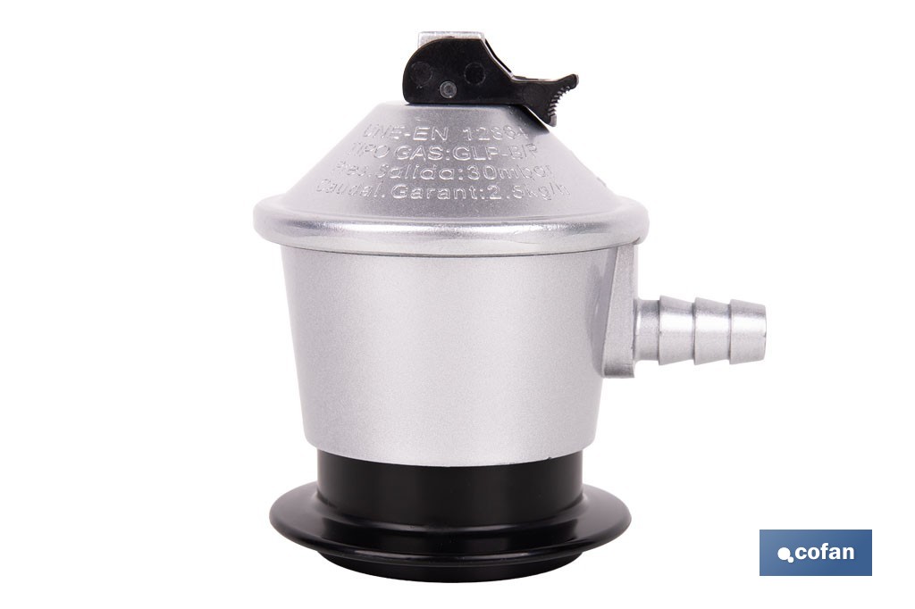 Regolatore di gas butano/propano | Per uso domestico | Regolatore per bombola di gas butano - Cofan