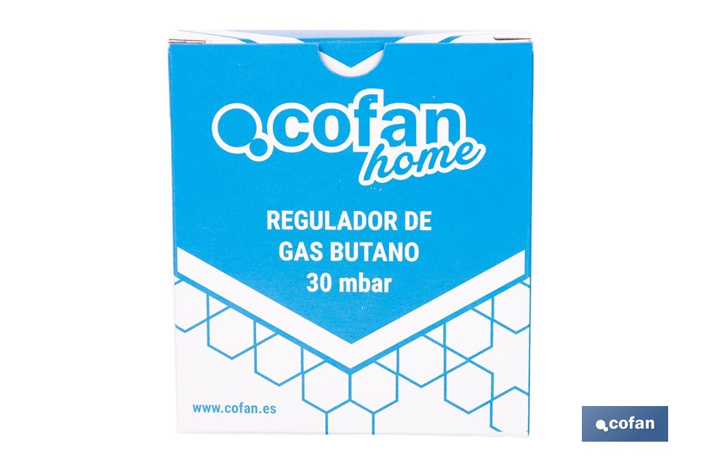 Regolatore di gas butano/propano | Per uso domestico | Regolatore per bombola di gas butano - Cofan