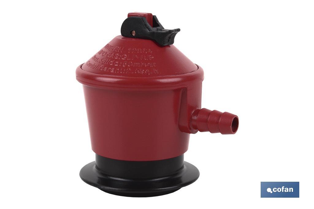 Butane/propane gas regulator | Pressure: 30 or 50mbar | Domestic use | Regulator for butane gas cylinder - Cofan