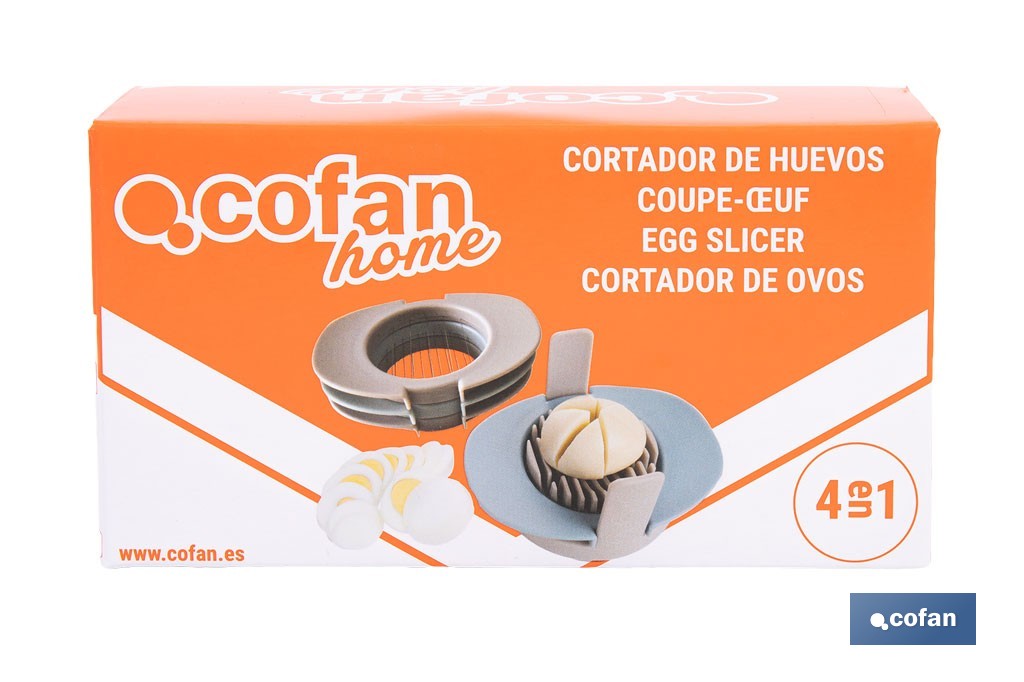 Cortador manual de alimentos | Diferentes formas de corte | Adecuado para alimentos blandos - Cofan