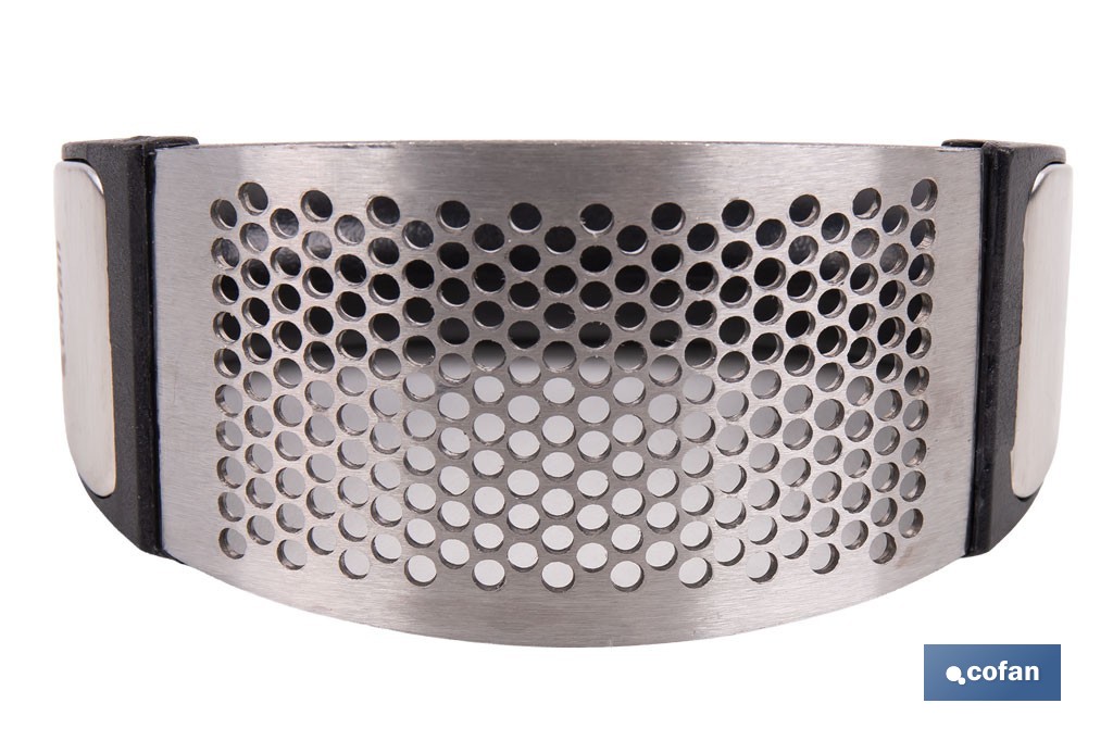 Prensador de ajos ergonómico | Material: acero inoxidable | Apto para lavavajillas, fácil de limpiar - Cofan