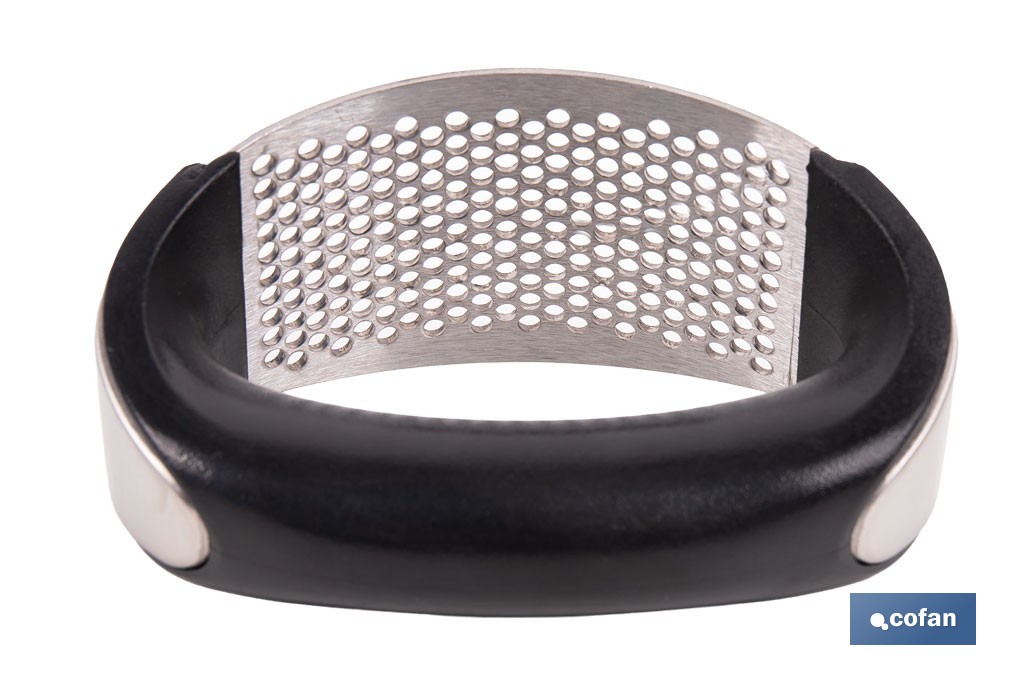 Prensador de ajos ergonómico | Material: acero inoxidable | Apto para lavavajillas, fácil de limpiar - Cofan