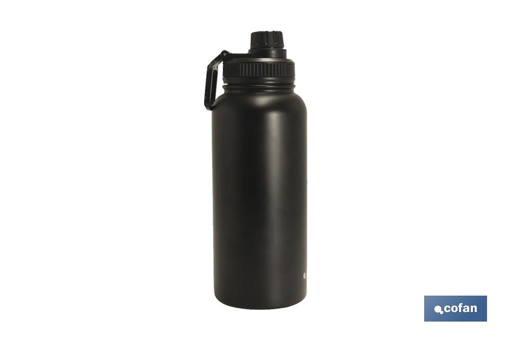 Garrafa desportiva extreme | Cor preto | Capacidade: 550 ml ou 950 ml - Cofan