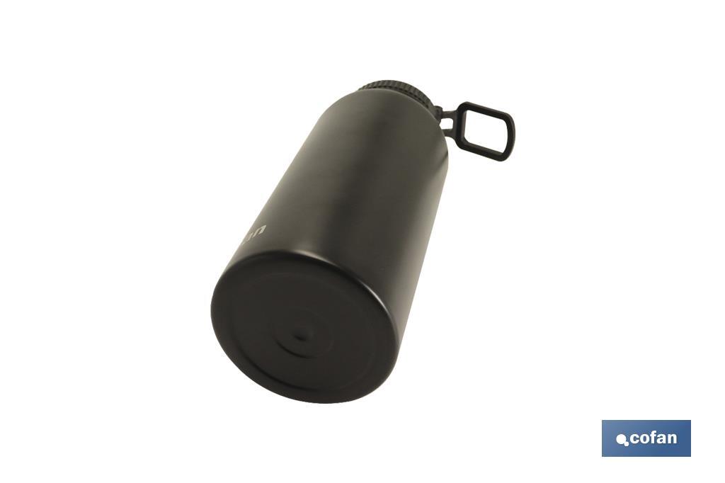 Garrafa desportiva extreme | Cor preto | Capacidade: 550 ml ou 950 ml - Cofan