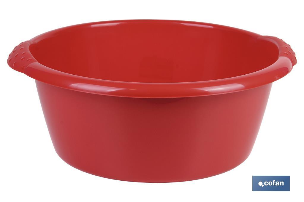 Blue washing-up bowl | Udai Model |  Capacity: 3, 6, 10, 15 or 25 L | Polypropylene | Multipurpose washing-up bowl - Cofan