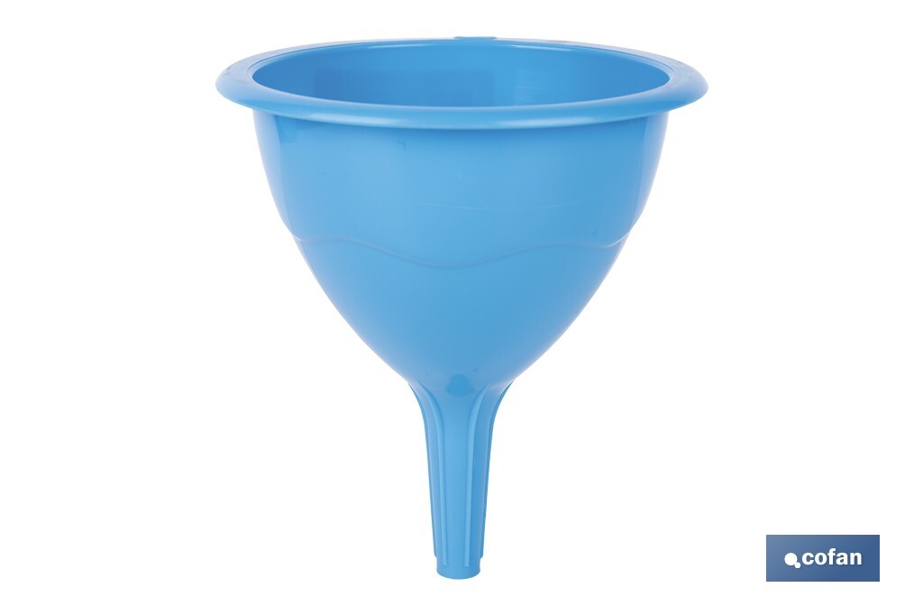 Plastic Funnel | Available in blue with food safety certification | Different Sizes - Cofan