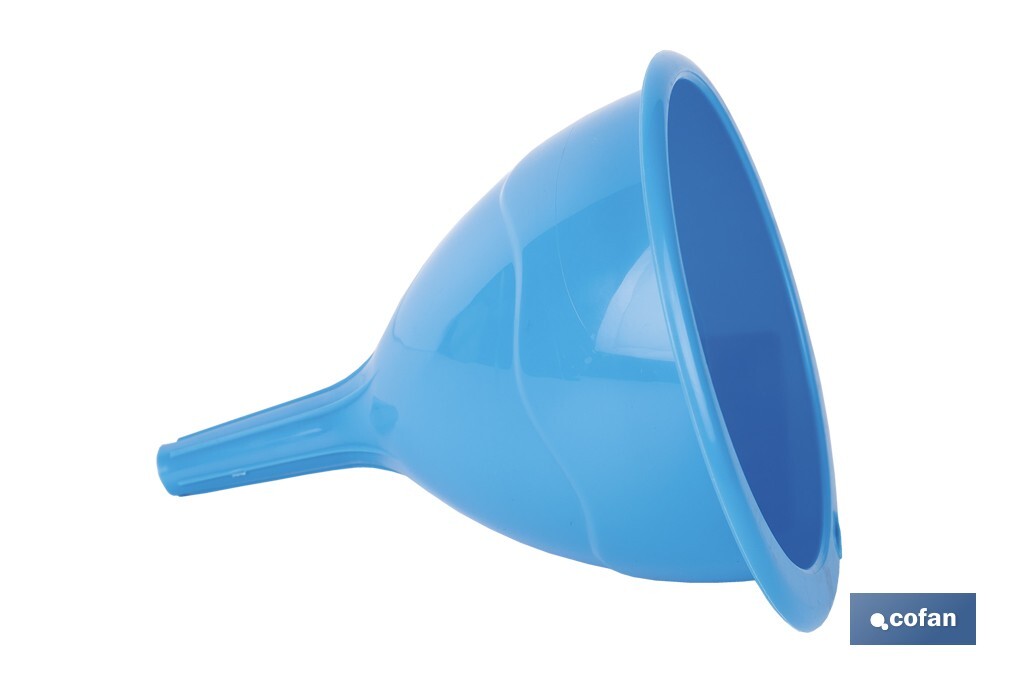 Plastic Funnel | Available in blue with food safety certification | Different Sizes - Cofan